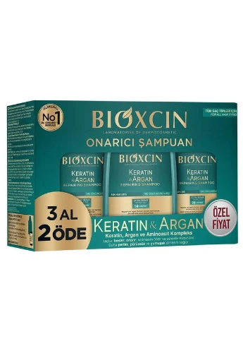 Шампунь для восстановления поврежденных волос Bioxcin Keratin & Argan 300мл BIOTA (356738595)