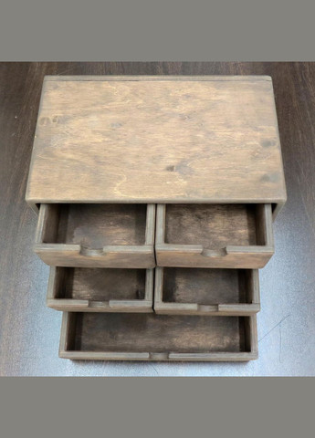 Мини-комод из дерева Мерсинг мокко (МНК-002810) No Brand (328225188)