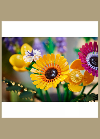 Конструктор Botanicals Букет польових квітів (10313) Lego (333253229)