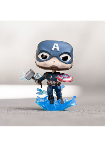 Ігрова фігурка POP! серії Месники: Феніал - Капітан Америка з м'єніром (45137) Funko (342752859)