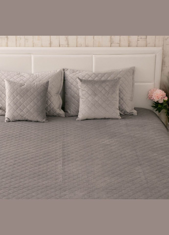 Покрывало VeLour 180х220 "Grey ромб" Руно (301026632)