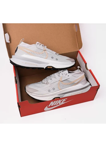 Белые демисезонные кроссовки zegama white fd5190-010 Nike
