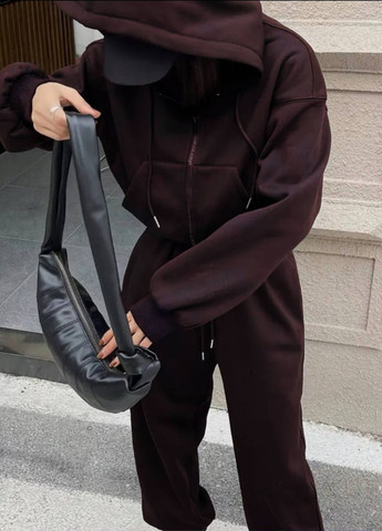 Базовый повседневный демисезонный костюм двойка: укороченный худые на молнии + штаны Tik-Tak (362539228)