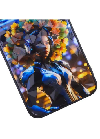 TPU+PC чехол Prisma Ladies для Oppo A38 / A18 Cyberpunk No Brand (383814648)