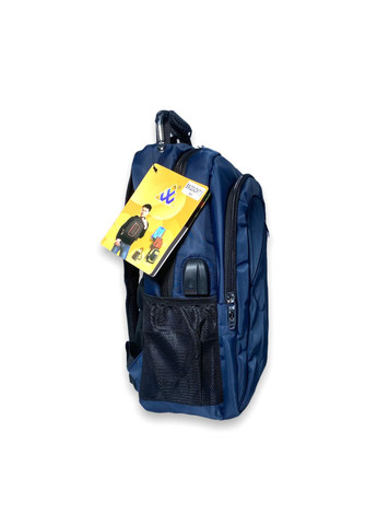 Городской рюкзак BW2004D-17 два отделения,USB слот+кабель, разъем для наушников разм 45*30*15 синий Biao Wang (285814726)