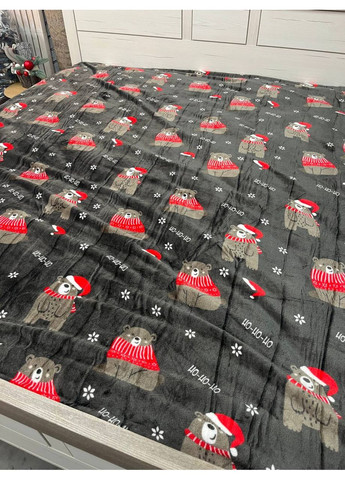 Новогодний флисовый плед евро Vishnya (367041199)