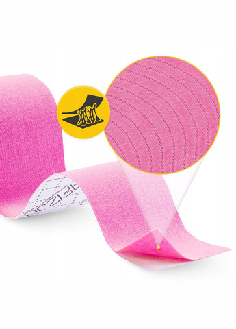 Лента кинезиологическая (кинезио тейп) 7.5 см x 5 м Pink (P5907739318893) 4FIZJO P-5907739318893 (315348587)