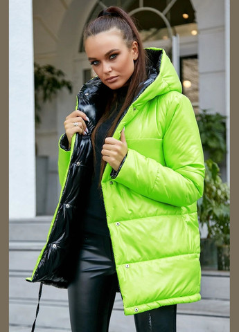 Зеленая демисезонная куртка Seventeen