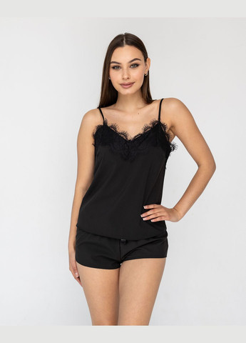 Черная всесезон халат и пижама комплект для дома тройка Exclusive