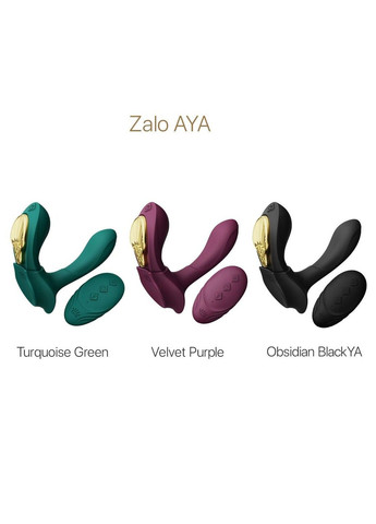 Смарт-вібратор у трусики - AYA Velvet Purple Zalo (316253185)