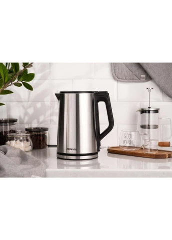 Електрочайник Steel Collection 1.5л, з подвійною ізоляцією, сріблястого кольору. Ardesto (381232468)