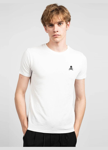 Белая футболка с логотипом Philipp Plein