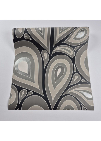 Обои виниловые на флизелине 0.53 × 10.05 м 57202, темно-серые с бежевым для спальни, гостиной, коридора MARBURG (368895730)