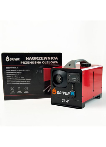 Автономный дизельный обогреватель ( ) Drivor 5 кВт (12В/24В/220В) с LCD-дисплеем и пультом ДУ. Webasto (371311652)