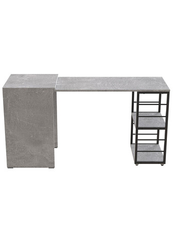 Стол-тумба трансформер Смарт 2/1 750x1450x500 металл ДСП Бетон 16 мм (FRD-105101) Ferrum-decor (365445100)