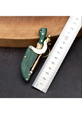 Подарочный карманный нож-брелок с фиксатором из нержавеющей стали No Brand (332812317)