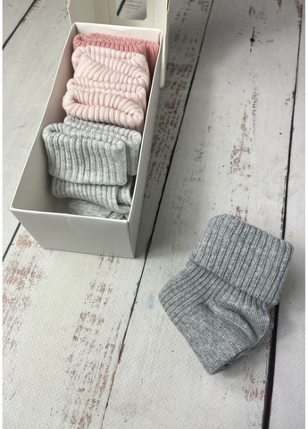 Комбинированные носки (набор 5 пар) детские на девочку разноцветный (52/100) Lupilu однотонные (366265741)