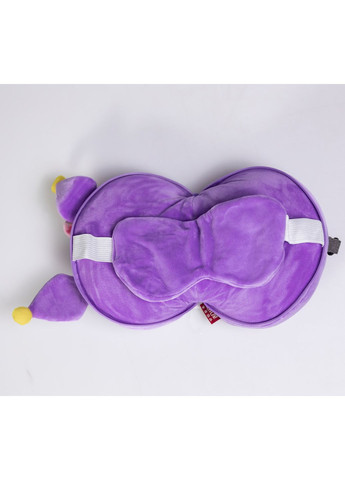 Дорожній набір 2 в 1 Kuromi подушка-трансформер та маска для сну для подорожей та відпочинку комфортна маска для очей Yiwu (370602455)