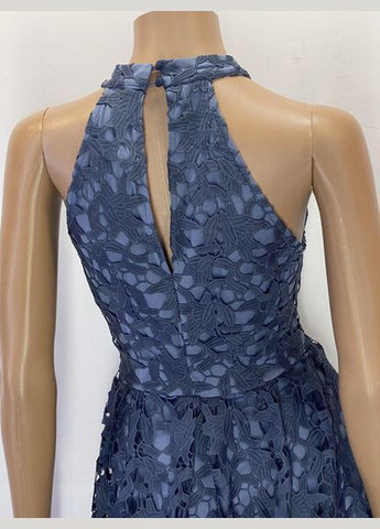 Синее коктейльное платье Vero Moda с цветочным принтом