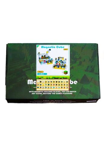 Магнітний конструктор для дітей Magnetic Cube Інструментальний Цех 128шт (2104618678) No Brand (357209797)