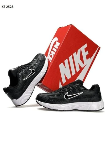 Белые летние кроссовки nike p-6000 black white найк п-6000 No Brand