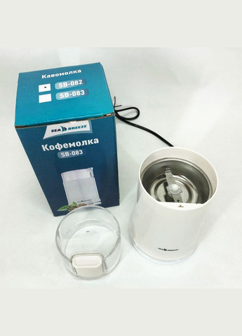 Мельница электрическая для кофе SeaBreeze SB-082 200 Вт, Машинка для помола DG-287 кофе маленькая Sea Breeze (349511964)