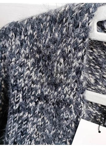 Сіра трикотажна сукня з підгорнутими краями Zara