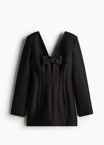 Чорна святковий сукня H&M однотонна