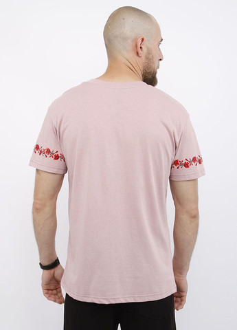 Розовая футболка мужская розовый 101598 Power