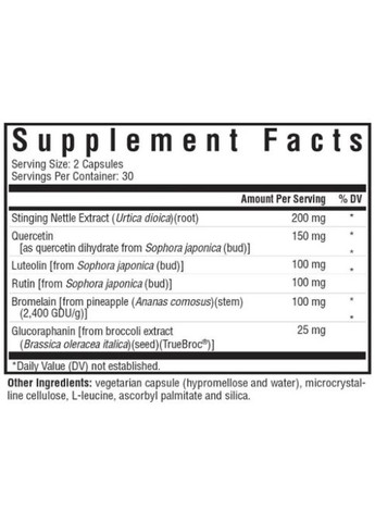 HistaminX 60 Veg Caps Seeking Health (330752299)