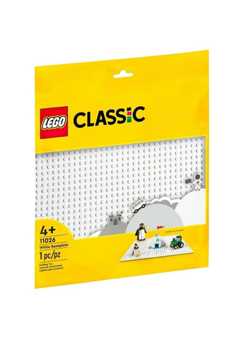 Конструктор Classic Базовая пластина белого цвета (11026) Lego (281425583)