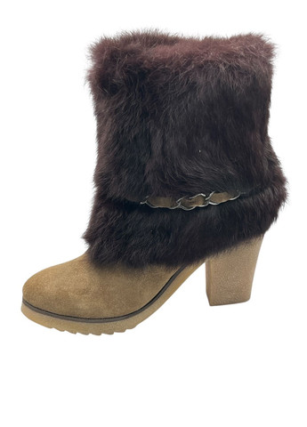 ботинки женские, демисезонные, верх натуральный замш, внутри байка Sherlock Soon