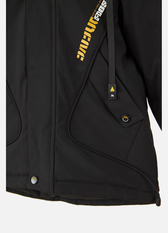 Чорна зимня куртка для хлопчика колір чорний cb-00254645 DKBB