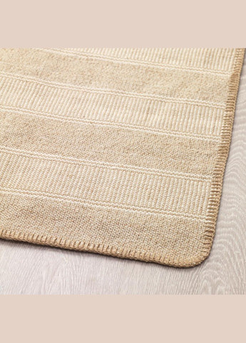 Плоский тканий килимок ІКЕА KLEJS 50х80 см білий (70418580) IKEA (277157738)