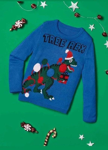 Синий зимний зимний свитер для мальчика Lupilu