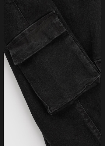 Черные демисезонные джинсы карго для девочки 1790 170 см черный (2000990721389d) shop (2000990721389) Pitiki