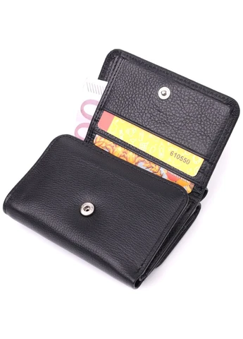 Кожаный лаконичный кошелек для женщин 22506 st leather (394616044)