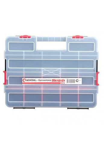 Пластиковий органайзер для інструментів 14,5" 375*280*67 мм BX-4021 Intertool (364275895)