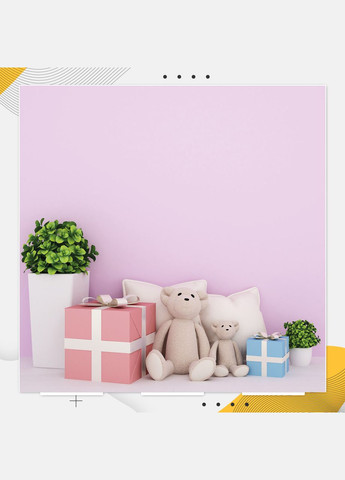 Пластиковый угловой 2D фотофон, 40x40 см - №62209 PolyPlast (354367883)