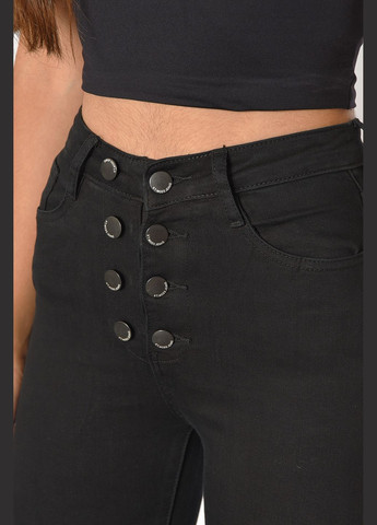 Джинси жіночі чорного кольору Let's Shop - (300076574)