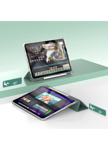 Чехол Soft Edge с креплением Apple Pencil для Apple iPad Air 11" M2 2024 Dark Green (711426) BeCover (370620736)