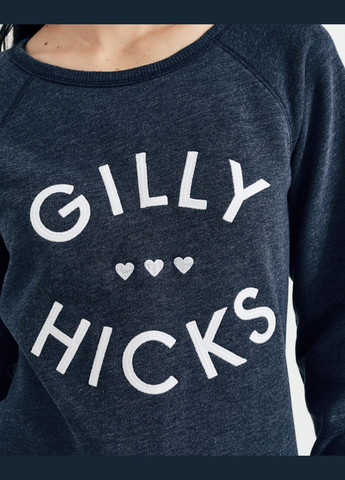 Світшот жіночий - світшот Gilly Hicks HC4636W Hollister - крій темно-синій - (263607401)