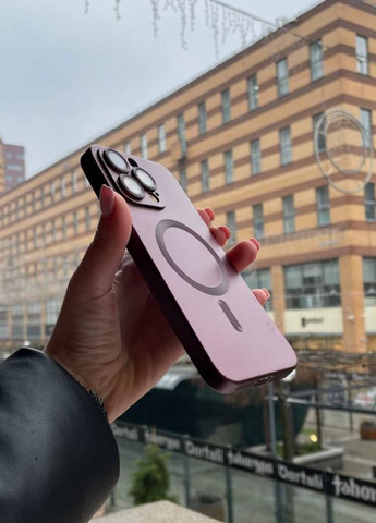 Силіконовий чохол для iPhone 12 Pro Plum MagSafe / Айфон 12 Про бордовий з магсейф No Brand (299153224)