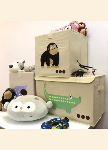 Короб складаний Мавпа, 33x33x33 см, бежевий () Handy Home CH11 (335031161)