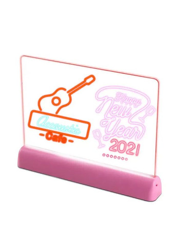 Магічна флуоресцентна 3D дошка для малювання 32*24 см Tenwin (322635150)