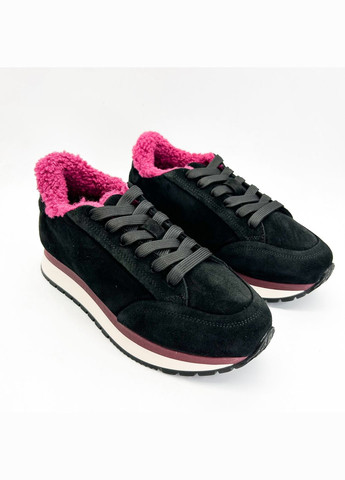 Кросівки (р) Замша 0-1-1-348-15 Danler чорні зими (304214659)