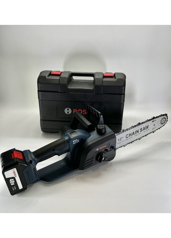 Аккумуляторная цепная пила UniversalChain 48 (48V 6.0 Ah) Шина 30см Цепь 3/8" АКБ пила Бош Bosch (368682200)