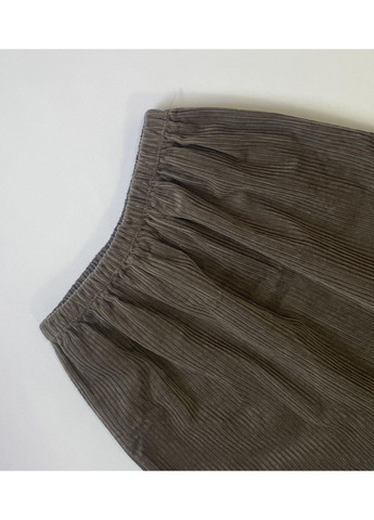 Серая повседневный однотонная юбка H&M