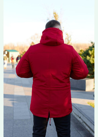 Червона зимня куртка парка зимова +5...-30°c технологія "подвійного утеплювача" No Brand