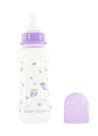 Бутылочка для кормления с силиконовой соской цвет разноцветный ЦБ-00193763 Baby Team (292706630)